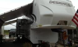 2009 Jayco 36' Designer 5th Wheel
Excellent condition, well cared for, must sell - Triple slide with 2 toppers, 2 Awnings with sun shades, Rear livingroom with fireplace & 42? TV, Hide-a-bed & recliner, Peninsula Kitchen with deluxe cherry cabinets,