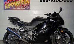 2009 Used Kawasaki Ninja 250R Crotch Rocket for sale with only 5,033 miles! Nice, Clean, low mileage Ninja, needs nothing! Just serviced at dealership, all fluids changed and ready for the road. Don't miss this one for only $59 Per Month!
    View Video