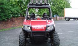 This is a 2009 Polaris RZR 800 EFI Limited Edition 4x4, 800cc, four stroke, twin cylinder, fuel injected monster engine and fully automatic transmission.