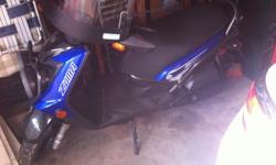 Really nice 2009 Yamaha 125 motorcycle (Scooter). I have installed a windshield on it, put in a new battery, Metallic Blue Paint, runs nice starts rite up. Been sitting in Garage since 2012 and has been ran every 2 weeks to assure proper maintenance. It