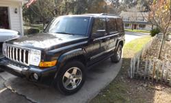 Jeep Commander, Excellent Cond/Black with Black Cloth interior, V6, 2 Wheel Drive/AT/HAC/AMFMSirus Radio/Roof Rack/Great on Gas (18 mpg City)/101,000 hwy miles/ Can assume loan w/good credit($337.22 mo.)