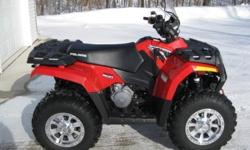 2010 Polaris Sportsman 400 AWD
Showroom Condition. Warranty. Only 50 Miles. Aluminum Wheels, Winch, receiver hitch, and windshield.
Extra wheels. $5400 OBO Call 561-688-3000 Located in Mentor, Minnesota