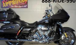 2011 Harley Davidson Road Glide Ultra CVO Motorcycle for sale $399 per month. This is one of the sharpest bikes Harley has ever produced! The pictures do this CVO no justice, slate grey and black twilight paint, Aggitator chrome wheels, 110 Cubic inch