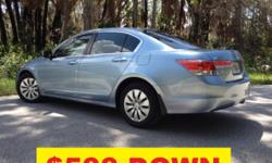 2011 HONDA ACCORD LX, LIKE NEW, 52K MILES,
$500 DOWN, IN THIS CAR THE PAYMENT UNDER $250 PER MONTH.
ONE OWNER, CLEAN CARFAX.
SIMON & DAVID AUTO SALE
BEST PRICE IN TOWN GUARANTEED
NICE TRUCKS, CARS, VANS, SUVS&nbsp;
$500 DOWN&nbsp;
PAYMENT UNDER