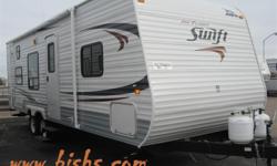 New From Jayco for 2011!
Sleeps 8.
The Jay Flight Swift is made for You & Your family to GO CAMPING!. Why pay more for stuff you don't need?
Still includes Jayco's Unbeatable 2 year Manufacturer warranty!
See more pictures, floorplan & Info here