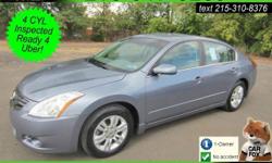 ***GAS SAVER*** This Altima is the best bang for the buck. It comes equipped with PUSH 2 START ENGINE, KEYLESS ENTRY, 4 MICHELIN TIRES, ALLOY RIMS, POWER DRIVER'S SEAT, NEW INSPECTION, GRAY CLOTH INTERIOR, CD PLAYER, AUX JACK, LEATHER WRAPPED STEERING
