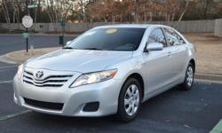 2011 Toyota Camry
Auto trans, Silver color with gray interior, 62k miles, tint windows, MP3 player, and many extras ....
This is car is in great condition and comes with 90 day free warranty with available for warranty extension.
Price is $12750 --- There