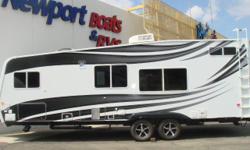 2011 Warrior Lifestyles FS2500
No longer a weekend, it's a Warrior Lifestyle! This extreme toy hauler comes standard with LOADS of options. It's the perfect desert toy hauler, complete with fuel stations, generator, pressure washer, 100 gallon fresh water
