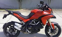 I currently have a 2012 Ducati Multristrada 1200 Sport for sale.
This bike is a one owner with only 1257 miles on it, it is in perfect condition and still under factory warranty.
The reason the owner is selling it is because his personal situation has