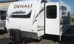 Dutchmen Denali Has Turned a corner!&nbsp; The 2012 models are Posh.&nbsp;
This front kitchen features the all weather package,Value Pkg,
Hide-a-bed Sofa W/ Air Mattress & Drawer,
Radial Tires,
Coach Net Roadside Assistance,
Nitrofill-nitrogen Tire