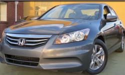 2012 Honda Accord LX-P Sedan AT Sellers Notes
The Accord is Honda's largest car, offering generous interior space for up to FIVE people wrapped in stylish exterior sheet metal. this particular honda is a 1 owner vehicle. car fax available on all our