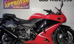 2012 Kawasaki Ninja 250R for sale only $3,499! Payments as low as $69 per month! Nice, clean, strong running bike. Just serviced at dealership, needs nothing! Gas and go. Tons of fun for only $69 per month!
&nbsp;
    View Video     
Call (888)RIDE-990