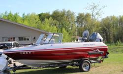 2012 Starcraft STX 186 Viper with 2012 Yamaha 150, 4 Stroke model F150TXR and a Trailmaster trailer which has a swing away tongue. First owner, very low hours, extra clean boat, this is a fiberglass boat and has a very smooth ride. Not a scratch on it.