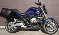 Montego Blue 2013 BMW R1200R with 2900 miles.&nbsp; This bike is in ?showroom? condition in that it is cosmetically perfect.&nbsp; It does not have a single ding, dent, scratch, scuff, abrasion or any other damage.&nbsp; The seat has no scuffs, the system
