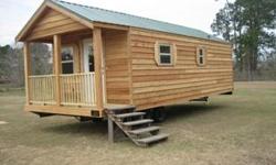 This great little cabin is classified and titled as an RV!! Cabin is perfect for use as a vaction home, second residence, hunting or fishing lodge, or for a permanent cabin at a campground or RV park!!&nbsp; Great Rental Income!!
&nbsp;
Cabin is built on