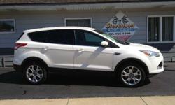Ford Escape SEL AWD
&nbsp;
Price:
$23,995
Vin:
Click Here for VIN
Mileage:
34,972 miles
Stock #:
&nbsp;
Exterior:
Pearl White
Engine:
4-Cylinder
1.6L Turbo Charged Eco Boost
Interior:
Black
Transmission:
Automatic
Trim/Package:
SEL AWD
Fuel Type: