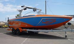 ** Just In! New Arrival! ** Used 2014 Tige Z3 "Surf Machine!" * Indmar M57 350hp with only 30 Hours! * Ballast Upgrade 2700lbs total * Rockford Fosgate Tower of Power Stereo Upgrade * Tige Touchscreen * Tige Taps System * Alpha Z Tower * Bimini Top *