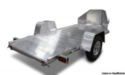 Contact Matt Rabeaux @ 337-991-9100 for more information MC10 Motorcycle Trailer All aluminum construction (excluding axle & coupler) Model: MC10 Weight: 390# Bed Size: 51" x 138" Tires: 13" ? 1-2000# Rubber torsion axle - No brakes - Easy lube hubs ?