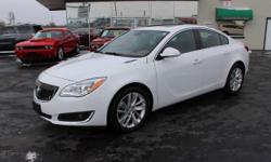 Here is a FANTASTIC EXAMPLE of Buick?s finest Sport-Touring Sedan.&nbsp; This gently enjoyed, ONE OWNER, Regal T features Summit White Finish, 20k Pampered Miles, Premium Package I, Preferred Equipment Group, Power Moonroof/Sunroof, 18 Inch Premium