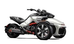 2015 Can-Am Spyder F3-S SE6 Roadster in Pearl White/Steel Black Metallic
The cruising riding position of the Spyder F3-S -- customized just for you with the new UFit System -- enables you to sit back and confidently take in the scenery...or the stares