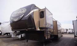 The 2015 Torque TQ380 comes with three slides and is a fifth wheel toy hauler that is manufactured by Heartland RV. Enter the luxurious interior portion of this trailer to find Chocolate interior dÃ©cor.
&nbsp;
We deliver Nationwide with GPS tracking.