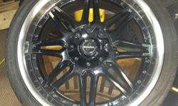 I have four used 20 inch Roush Racing Mustang tires and rims. One of the tires is different but brand new. All of them have been detailed. The asking price is $1800 or best offer. Reply to this email Address btwmag@yahoo.com
&nbsp;