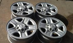 I have a set of 4 Toyota SUV/Truck Factory 20in Rims for sale, these rims are lightly used in very good condition no dings $300