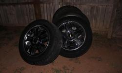 I have 4 three month old, factory tires and rims from a Chevy Silverado Tx edition.