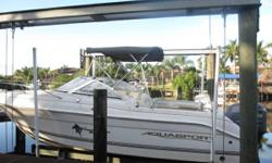 Please contact the owner @ 561-995-2800 or malica1208(at)aol(dot)com.
2004 22 FT. AQUA SPORT V-SHAPE BOAT.OUTBOARD 200 HP YAMAHA, GPS, FISH FINDER, TRIM TABS, CD PLAYER, ALUMINIUM TRAILER W/BRAKES INCLUDED. EXCELLENT CONDITION.BARELY USED.