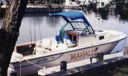 Please contact the owner Bill @ -- or ptrsbll(at)verizon(dot)net.
23' Proline w/a cabin (1985) w 175hp Johnson 2 stroke,full transom swim platform mount with twin axle Sea Lion Trailer with power winch(2003) radio, GPS, +Professionally serviced,