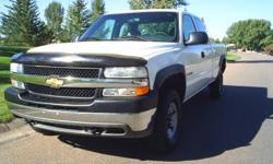 2001&nbsp;chevy-2500hd-has-150k miles -with-8'-royal utility bed- new transmission-100k -warranty