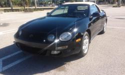 Nice 25th Anniversary 1996 Toyota Celica GT Convertible
2.2L 4 Cylinder 5 Speed Manual Transmission
Looks, Runs and Drives Great!
Only 113K Miles
Cold A/C
Power - Windows / Door Locks / Mirrors / Top
Convertible Top Like Brand New
Interior Seats Excellent