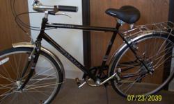 Like New ! I have a 7 speed, 27 inch Schwinn bicycle. I brought it last year, I road it only one time, Next best thing to New. Its been indoors at all times. Must be pick up, No shiping.. Please call me at ...330-567-2597 or 330-988-3692 No E-Mails Please