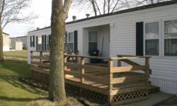 1994, Champion Mobile Home for sale in the Shady Grove Trailer Park. Shady Grove is 3 miles from the Iowa State Vet School. This comfortable mobile home includes:
? 2 nice sized bedrooms with large sized closets
? 2 full sized bathrooms
? Spacious living