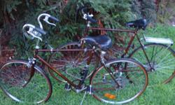 2 great classic Raleigh bicycles with locks. &nbsp;$200.00 for both, or $125.00 seperately.&nbsp;
