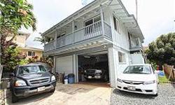68.118B AU STREET, WAIALUA:&nbsp; FEE SIMPLE, 2 STORY HOME STEPS TO BEACH
This fenced 2bedroom, 1 bathroom CPR home was remodeled in 2008, has a 3 car-garage, plenty storage for all your beach toys and more,&nbsp;ample additional parking and a cool