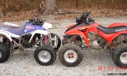 2003 Honda 300EX with reverse,great condition and has new rear tires. 1995 Yamaha Blaster 200 in very good condition,513-722-3552 ask for Dave. Price is firm and NO trades, I may separate for right offer