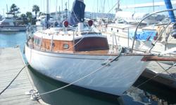 33ft Ketch Classic All Fiberglass new deck, cockpit been redone varnished oiled, cabin & all wood above deck been varnished. sails are excellent, excellent liveaboard lots of storage. it has 35 hp Perkins Diesel. pressure water someone a great investment