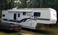 1998 Used 34ft 5th Wheel Travel Trailor for Sale with two slide outs and plus generator! Good condition no one has ever smoked or had pets inside. If you have any questions please call, text or email. Thanks