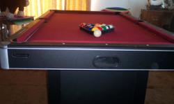 pool ,air hockey & ping pong table.7 ft long excell.cond. all accessories