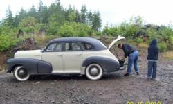 1948 chevy fleetmaster 4 dr comes with extra tires and wheels daily driver great project car
