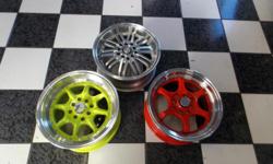 4 NEW WHEELS 15X7 15X8 ONLY FOR $60 EACH, $240THE SET CALL US