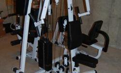 Body Solid Home Gym --&nbsp; This is a four station Body Solid home gym in excellent condition, $900 or best offer.