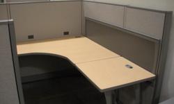 Used cubicles.
6x6x54"H
10 stations available.
Spine powered.
Mobile pedestal optional.($50.00 each).
Sold by pod only.
Delivery and installation available.
FREE CUBICLE FLOOR PLAN DESIGN.
Tel:1-800-939-7971
Fax:1-800-939-7975
www.SourceMasterLLC.com