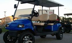 Club Car Precedent Series
Starting at $5995.00
PROMO 12 months same as cash financing with approved credit
READY TO GO::: 6 PASSENGER LIMO 48V GOLF CART, NEW FACTORY COLOR BODY NEW REAR FLIP SEATS WINDSCREEN NEW HEADLIGHTS / TAIL LIGHTS HIGH SPEED