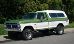 up for your consideration is a 74 f250 4x4 HiGHBOY
it in good runing condition with everything working registered and insured
its a work horse or an unstoppable beast off road.&nbsp;
Ive worked and played witht his truck and it has never let me down its