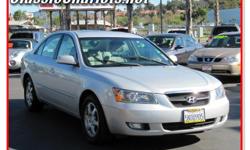 Looking for a quality sedan at a great price? check out this 2006 Hyundai Sonata sedan with a 3.3 liter V6 engine! this sedan comes with Automatic transmission, AC, Power locks windows and mirrors, Cruise control, AM/FM/CD with steering wheel radio