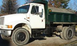 Very nice dump for it's age. Interior clean and intact. 6 speed trans and diesel motor. 10 ft steel bed with coal chute. Tires are like new. Runs great starts easily even this winter. Must see this is a great buy for the money.