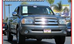 2006 Toyota Tundra SR5 Double Cab (4 Door), If your want a full sized pickup that's tough, dependable and comfortable then check out this Toyota Tundra! Outside you get a tow hitch, a bedliner, alloy wheels, a power slide rear window and running boards!