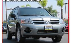 2008 Mitsubishi Endeavor LS. Looking for a great crossover with plenty of space? Check out this 2008 Mitsubishi Endeavor LS! This SUV crossover comes with a tow hitch and tail light wiring, a luggage rack and alloy wheels! The rear seats fold flat with